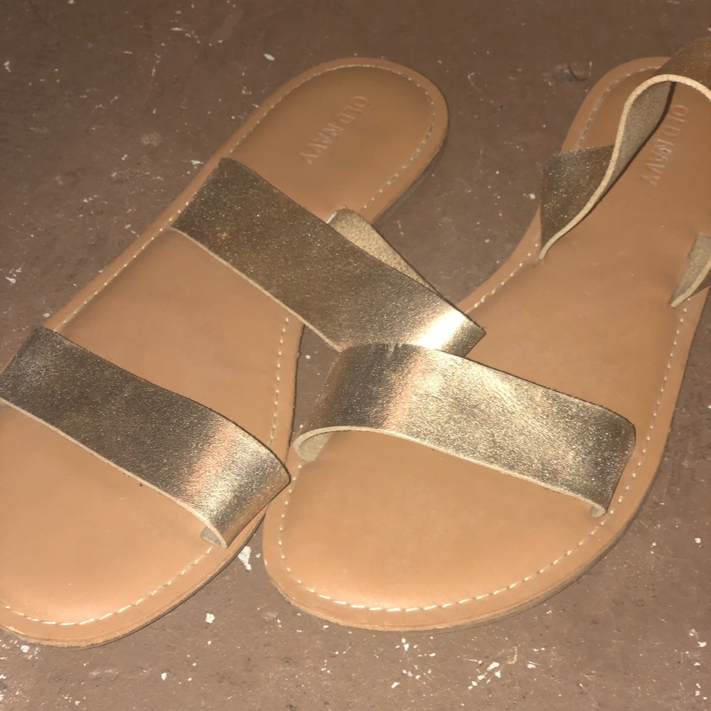 Gold Old Navy sandal
